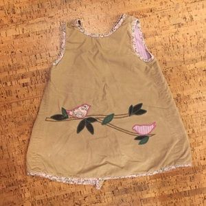 Gap 18-24 months embroidered bird dress